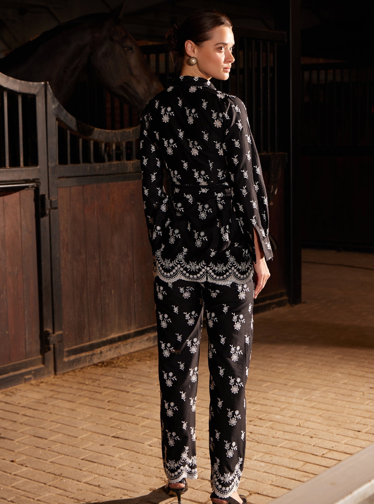 Daphne Pima Black Co-ord Set