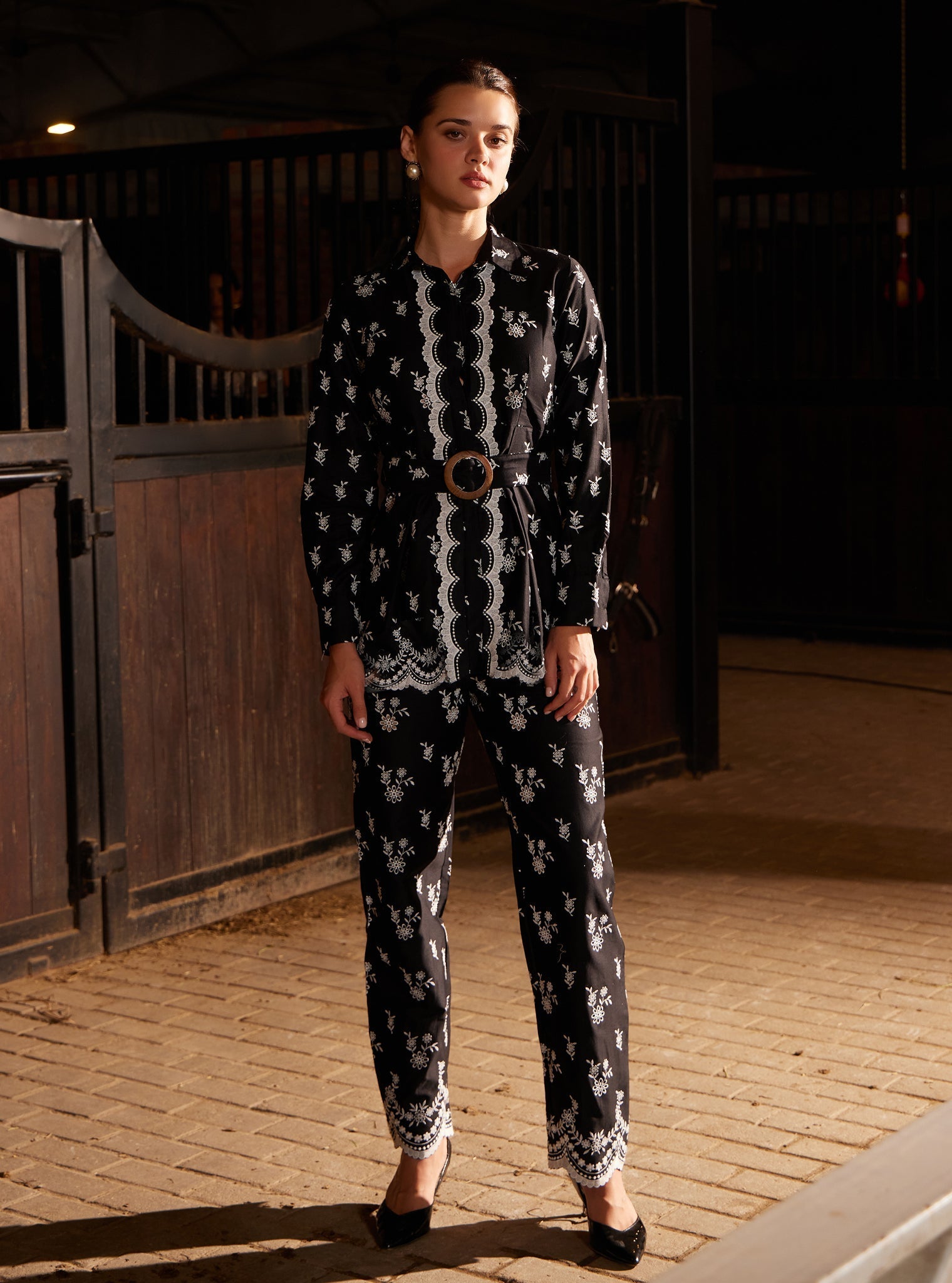 Daphne Pima Black Co-ord Set