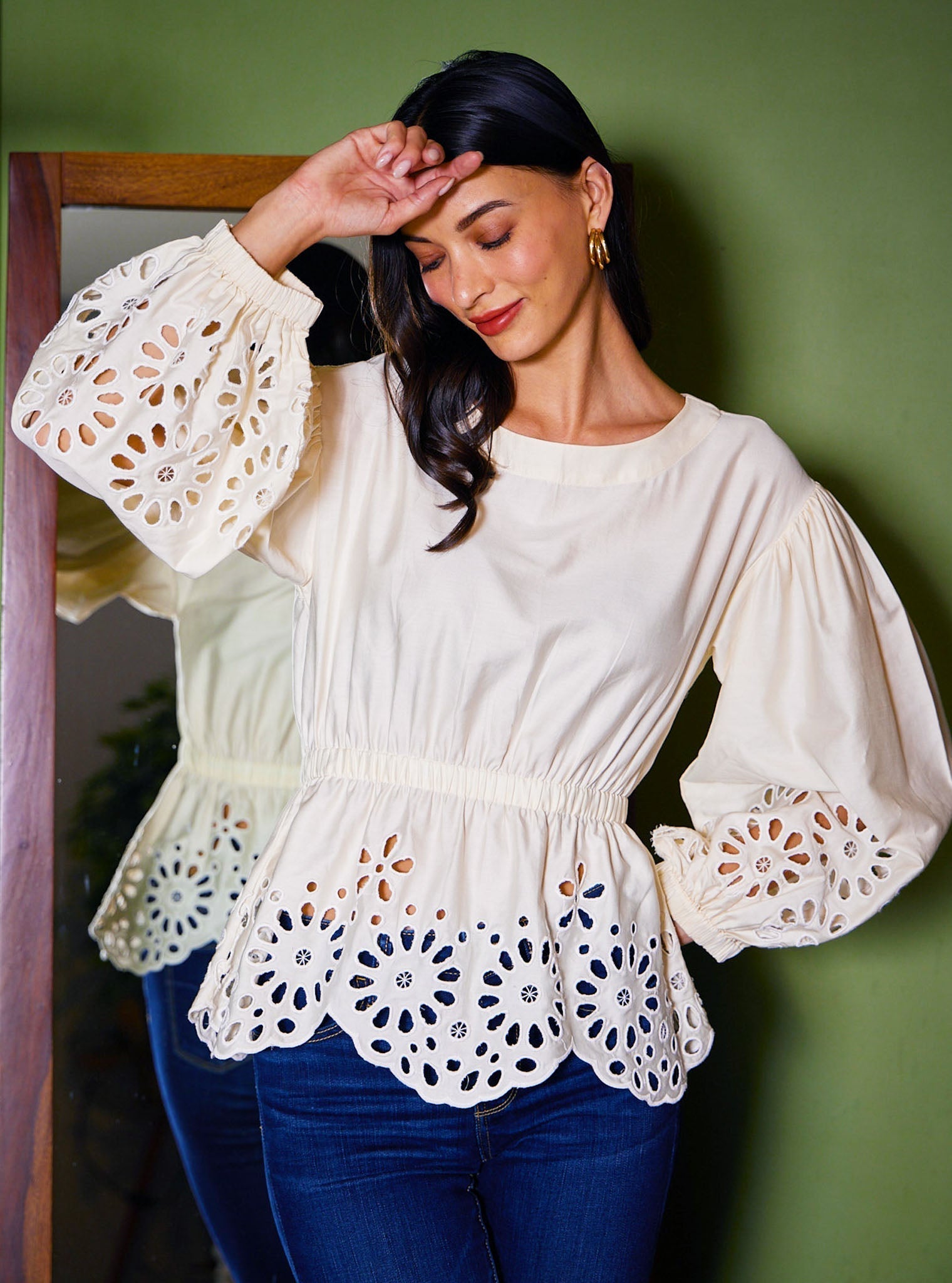 Ares Pima Off White Top