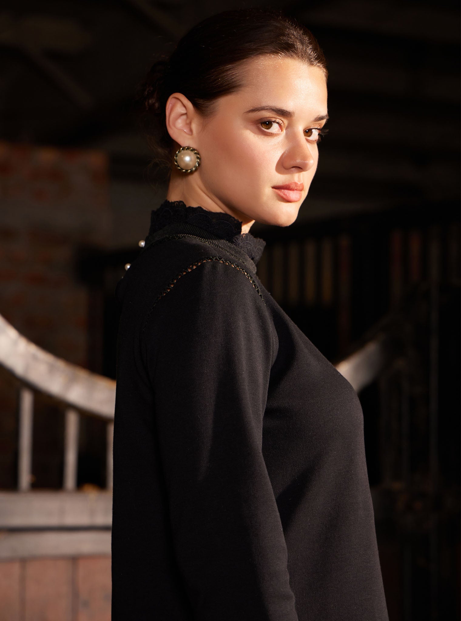 Meleta Spacer Black Co-ord Set