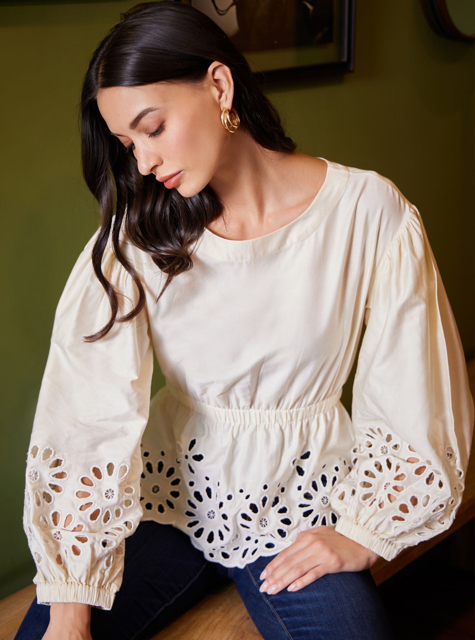 Ares Pima Off White Top