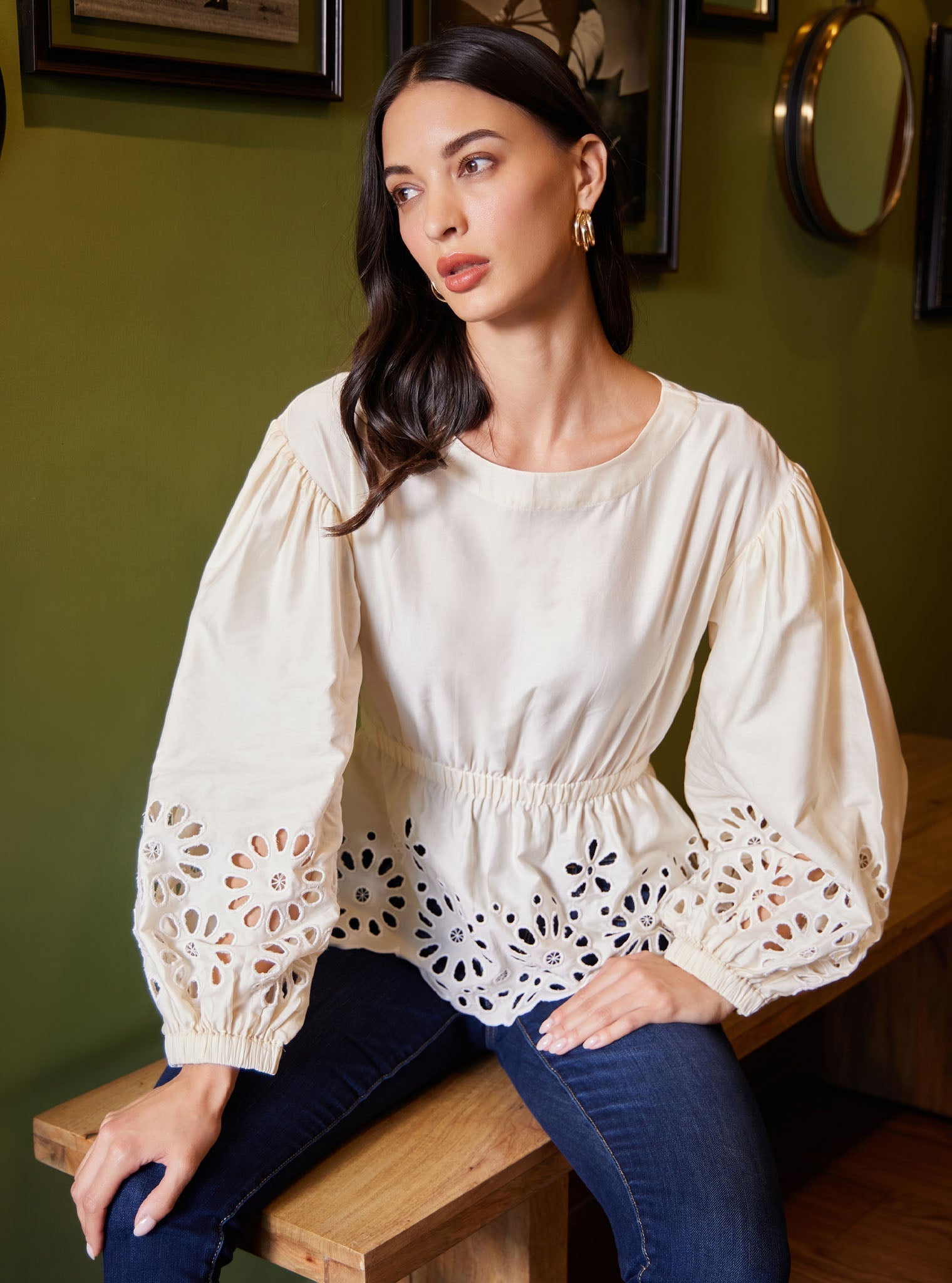 Ares Pima Off White Top