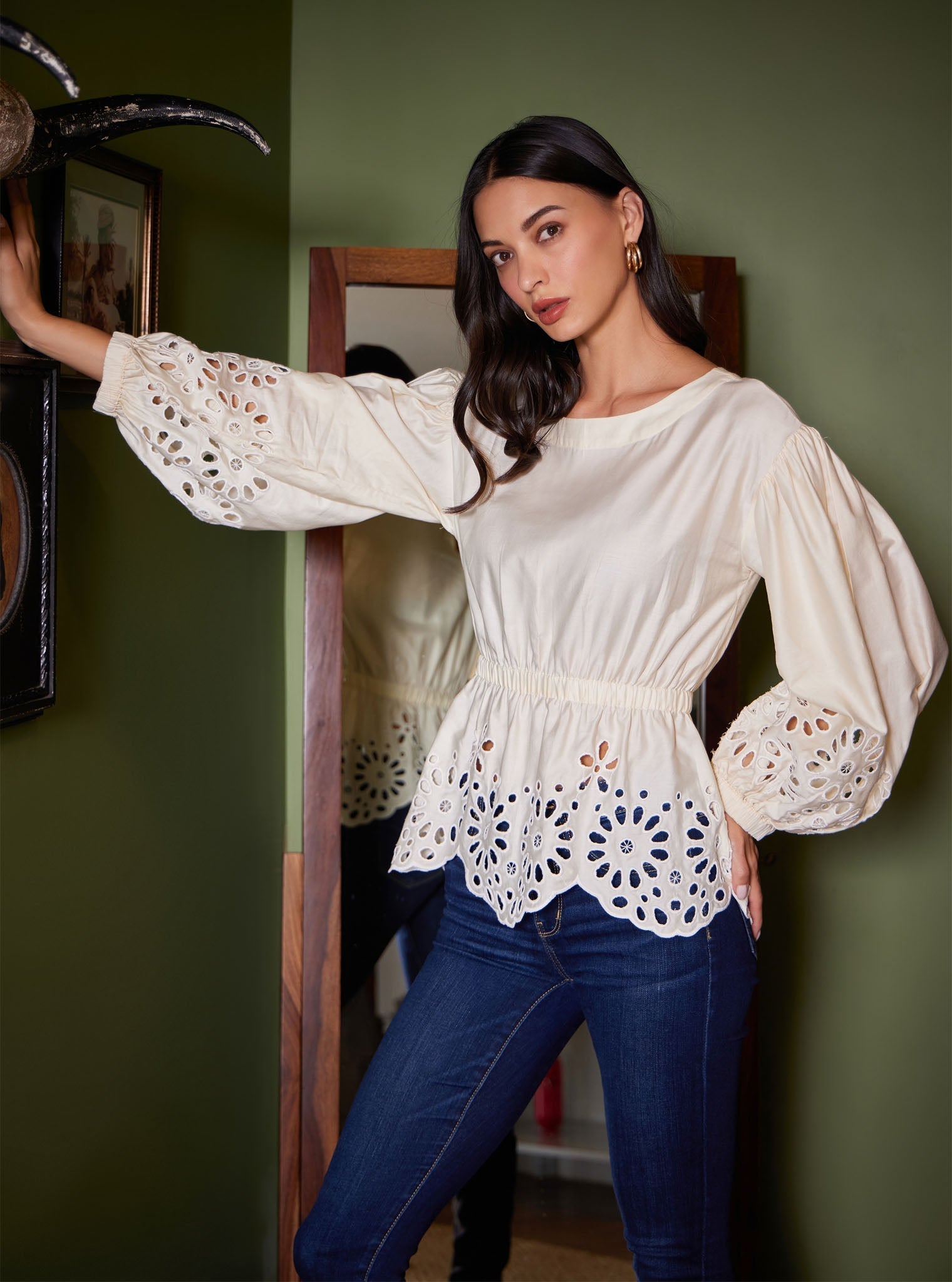 Ares Pima Off White Top