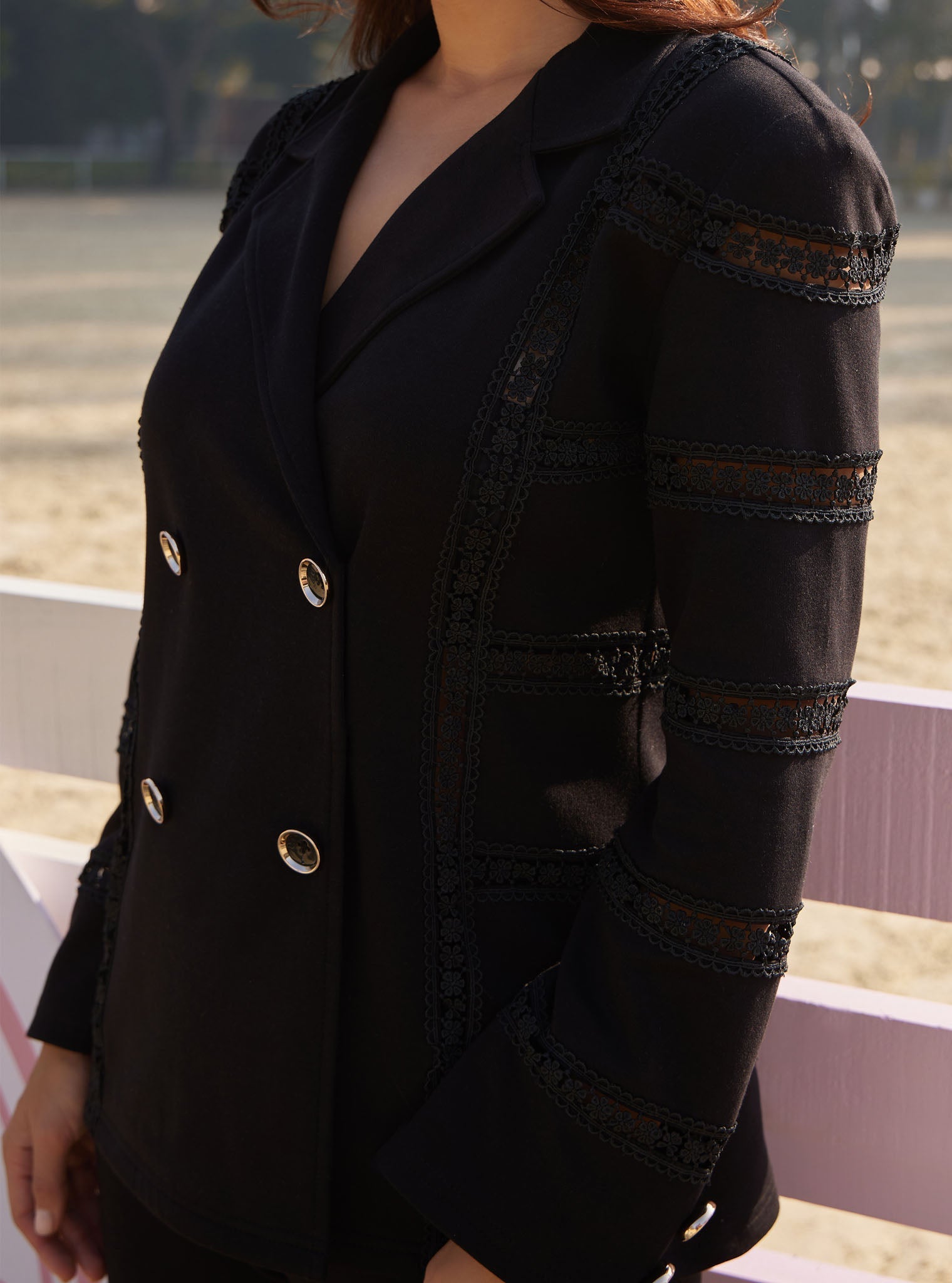 Attica Spacer Black Blazer Set