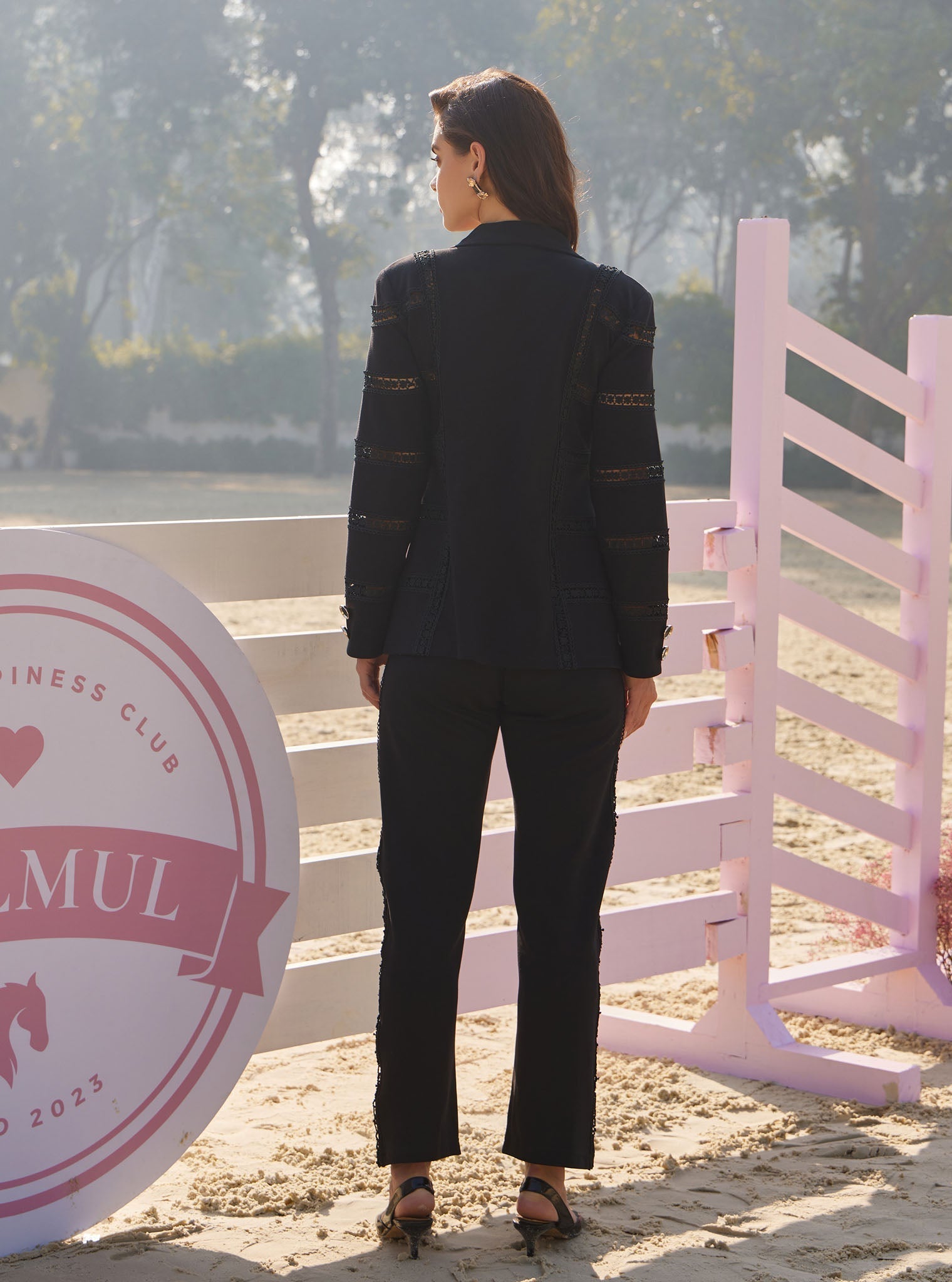 Attica Spacer Black Blazer Set