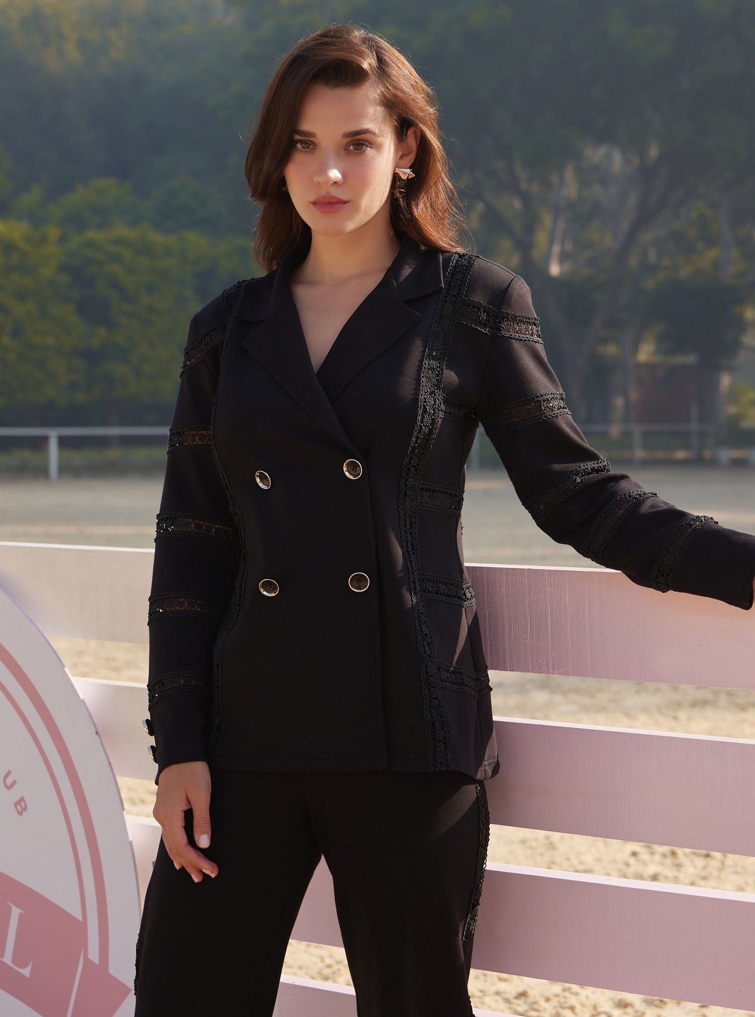 Attica Spacer Black Blazer Set