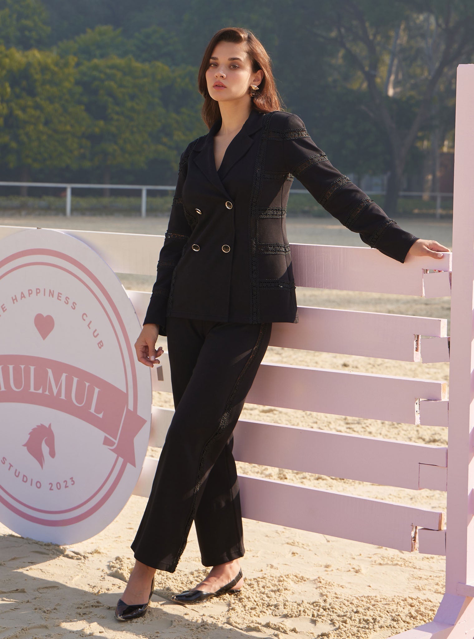 Attica Spacer Black Blazer Set