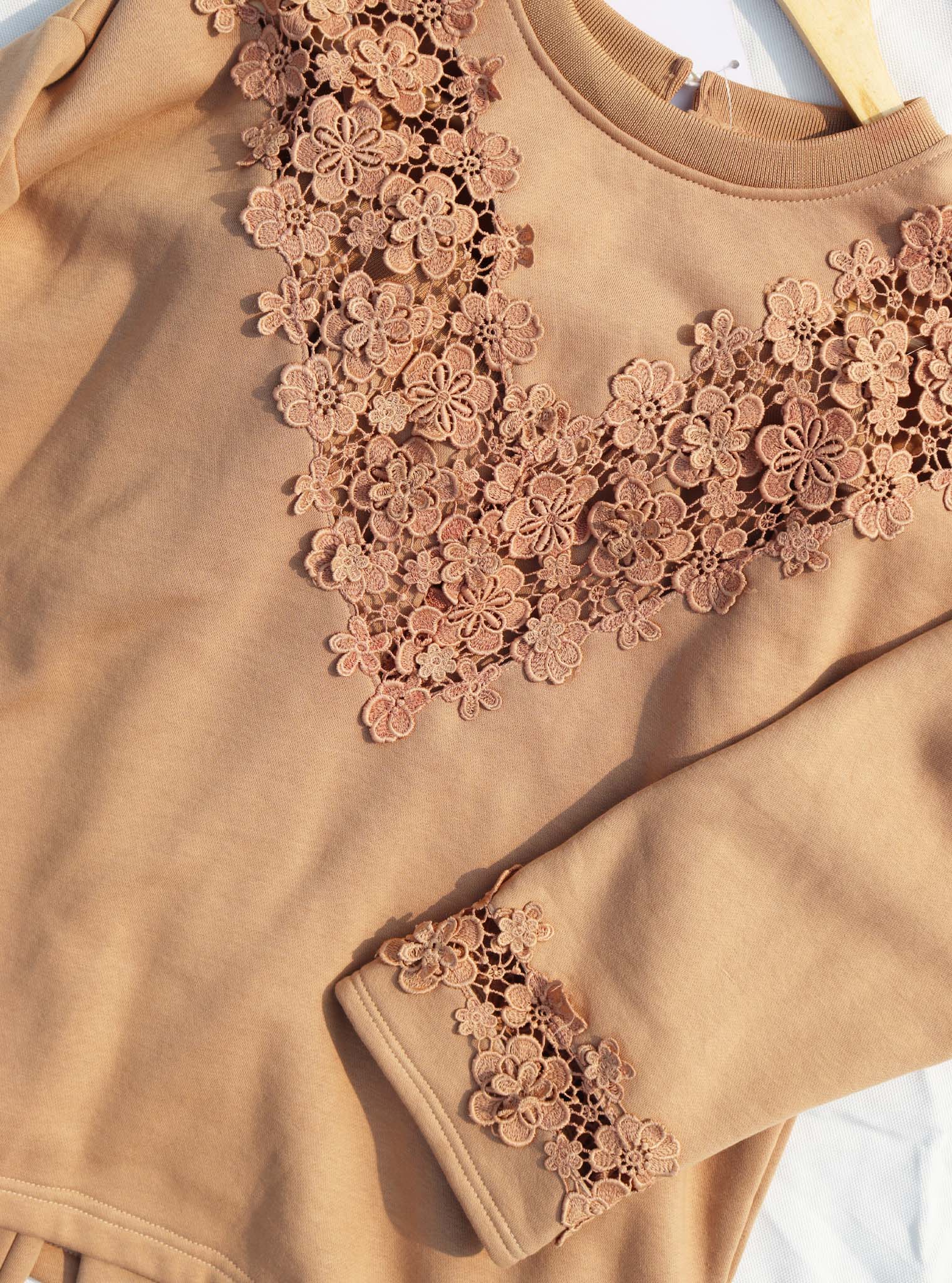 Circe Fleece Beige Co-ord Set