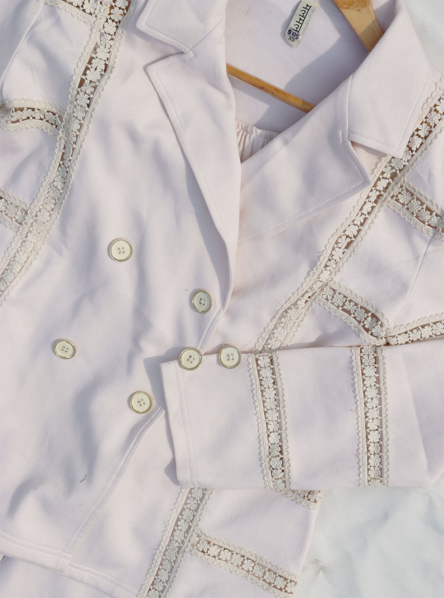 Attica Spacer Cream Blazer Set