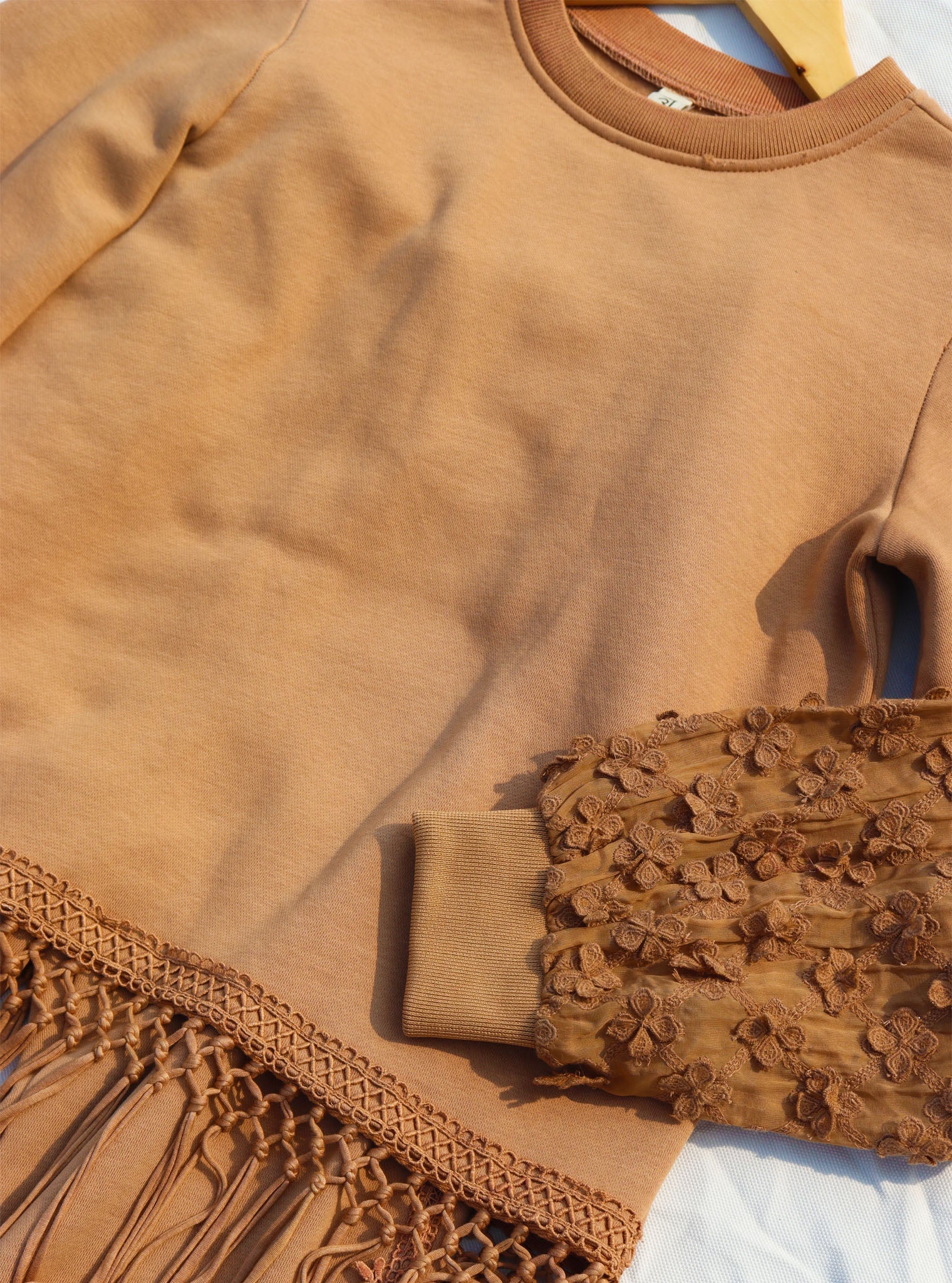 Althea Fleece Beige Co-ord Set