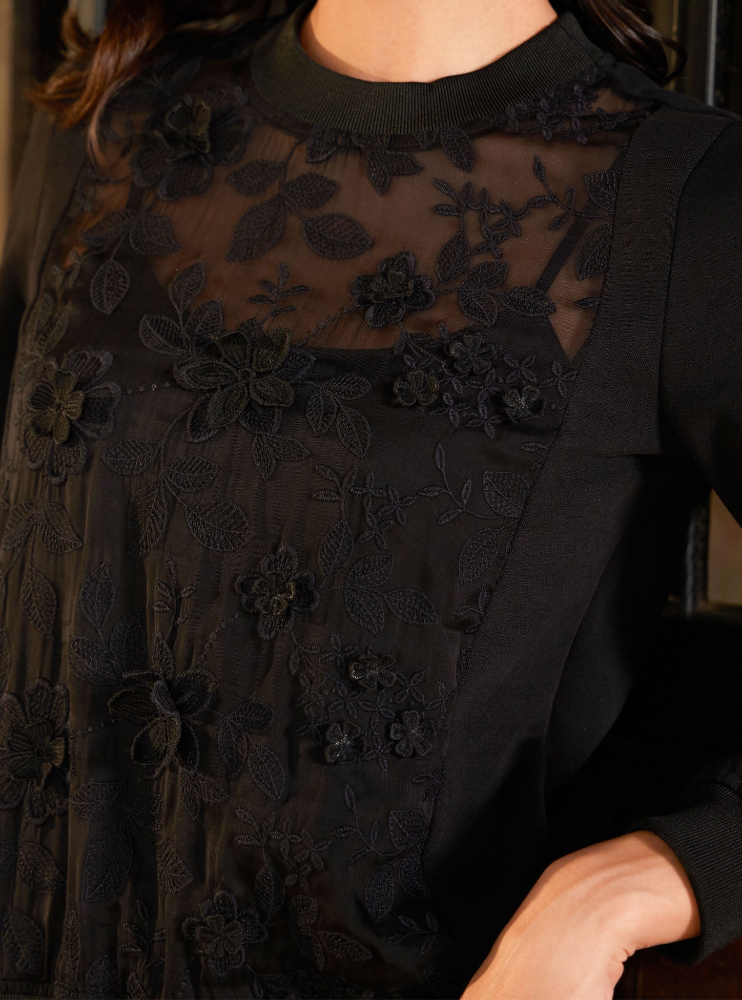 Nesoi Fleece Black Co-ord Set