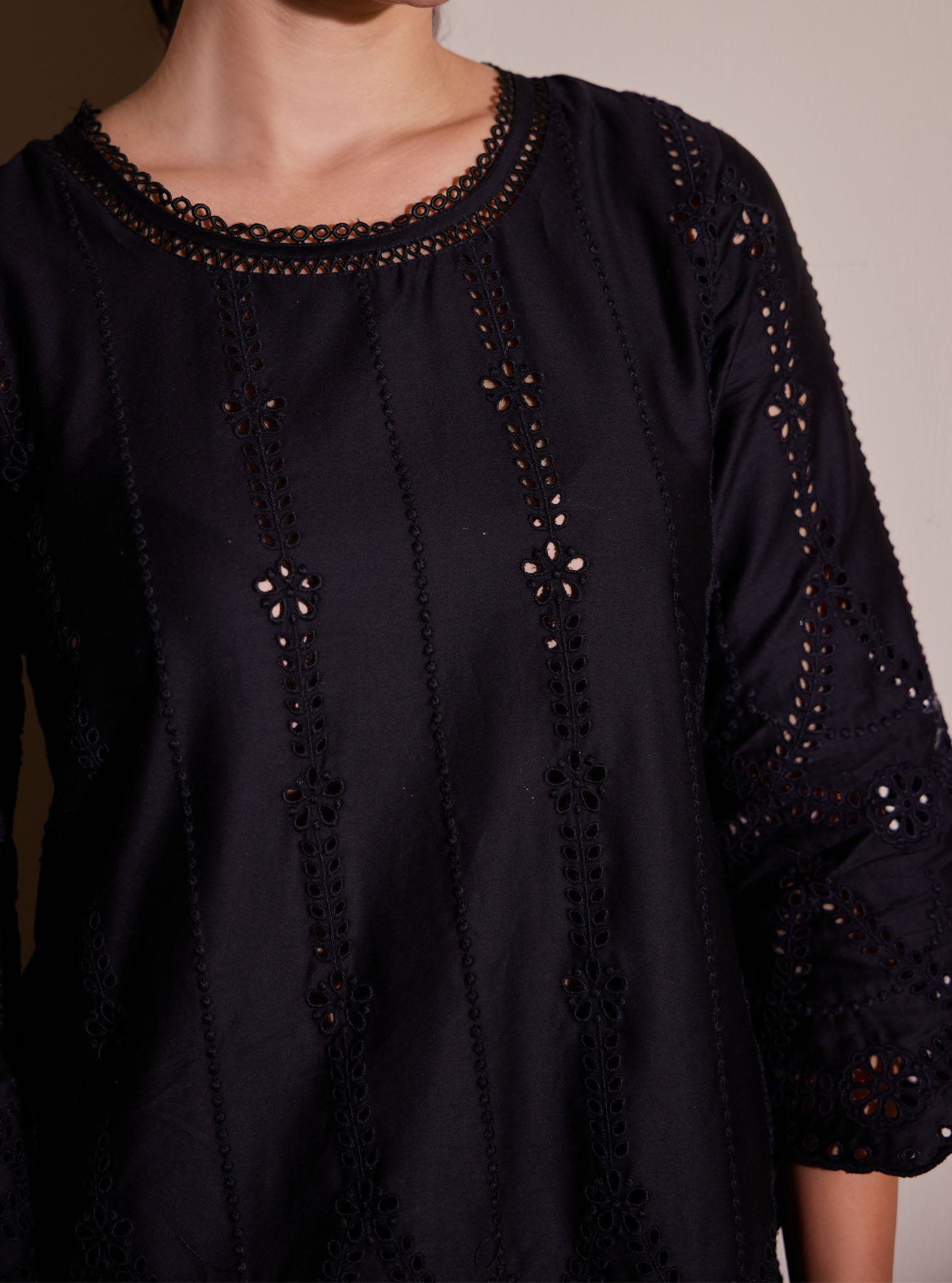 Athena Pima Black Co-ord Set