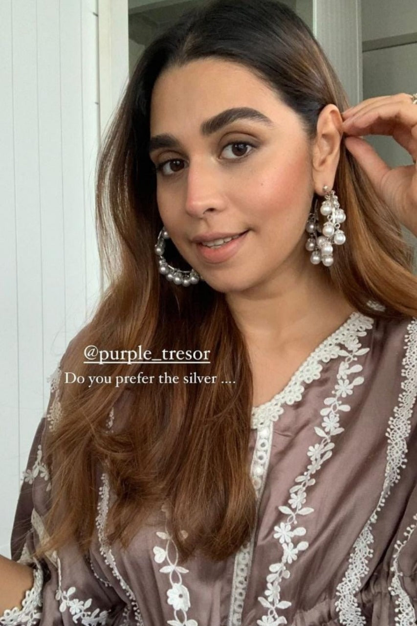 Montana Cupro Silk Grey Kaftan