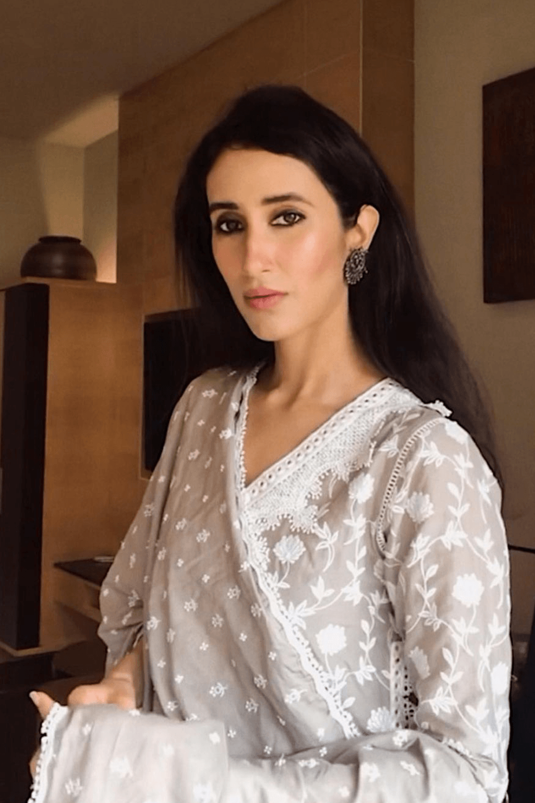 Zeb Supima Cotton Grey Kurta Set