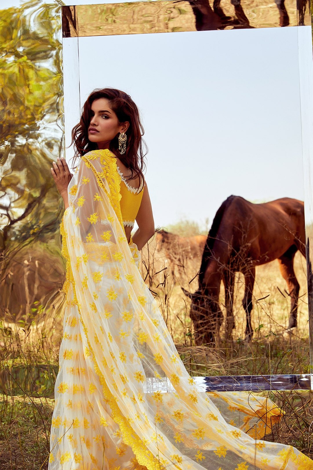 Allure Net SareeSareeShop MulmulAllure Net Saree