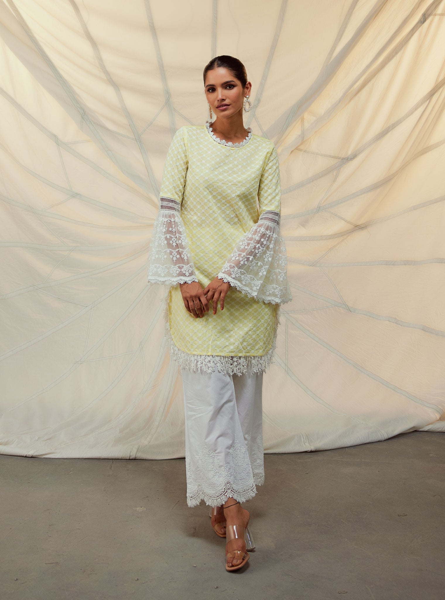 Aspen Yellow Kurta Set