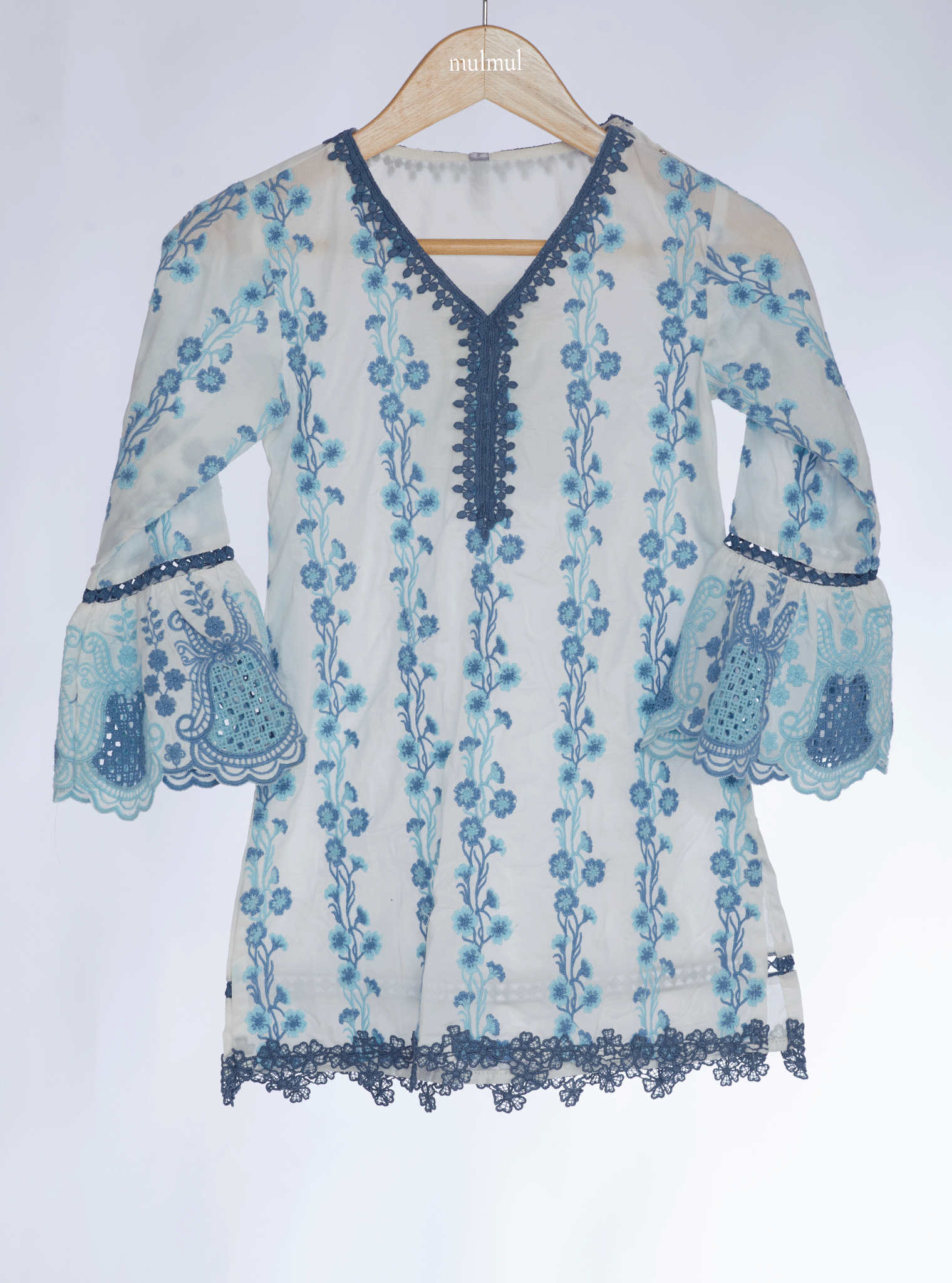 Bess Supima Cotton White Kurta Set