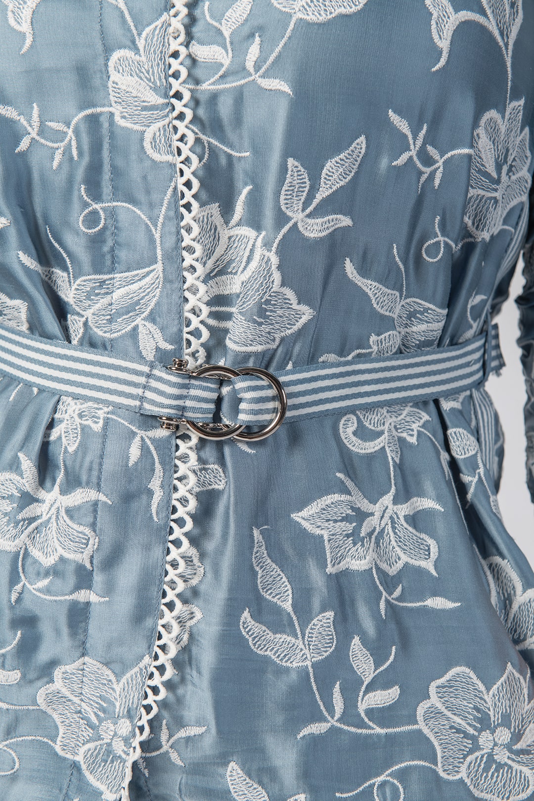 Caroline Cupro Blue Co-Ord Set