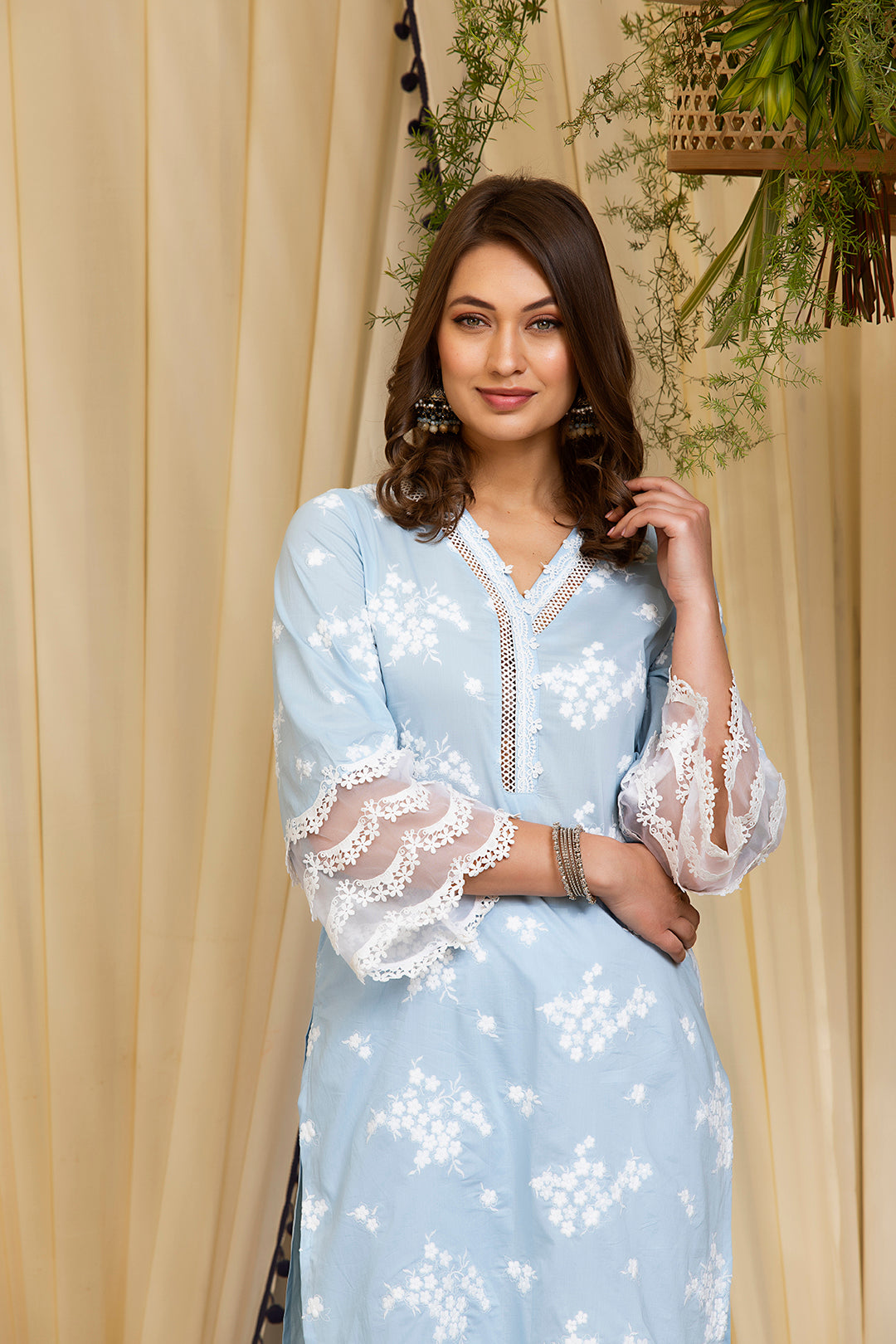 Lola Supima Cotton Kurta with Palazzo Set