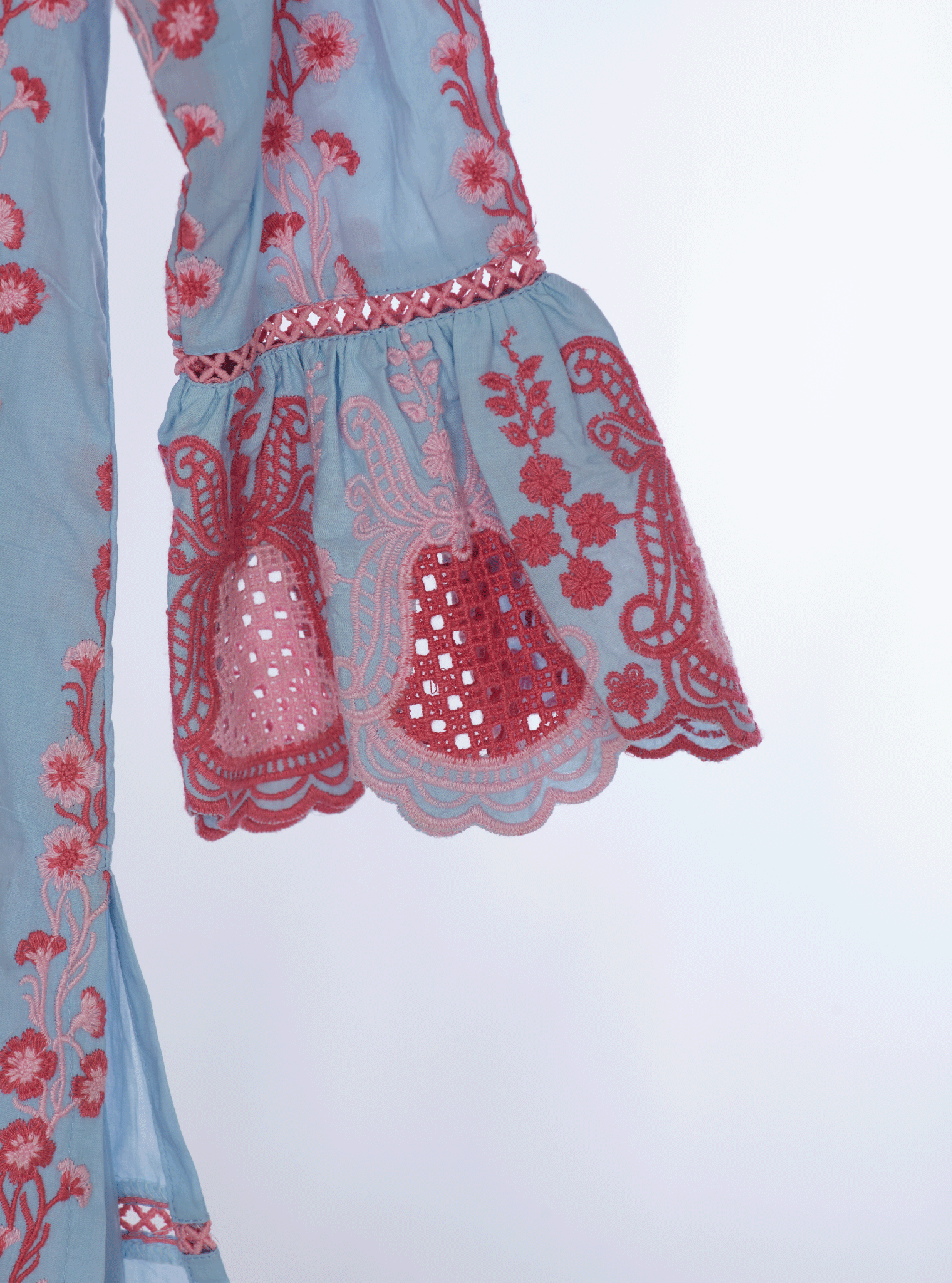 Cher Supima Cotton Light Blue Kurta Set