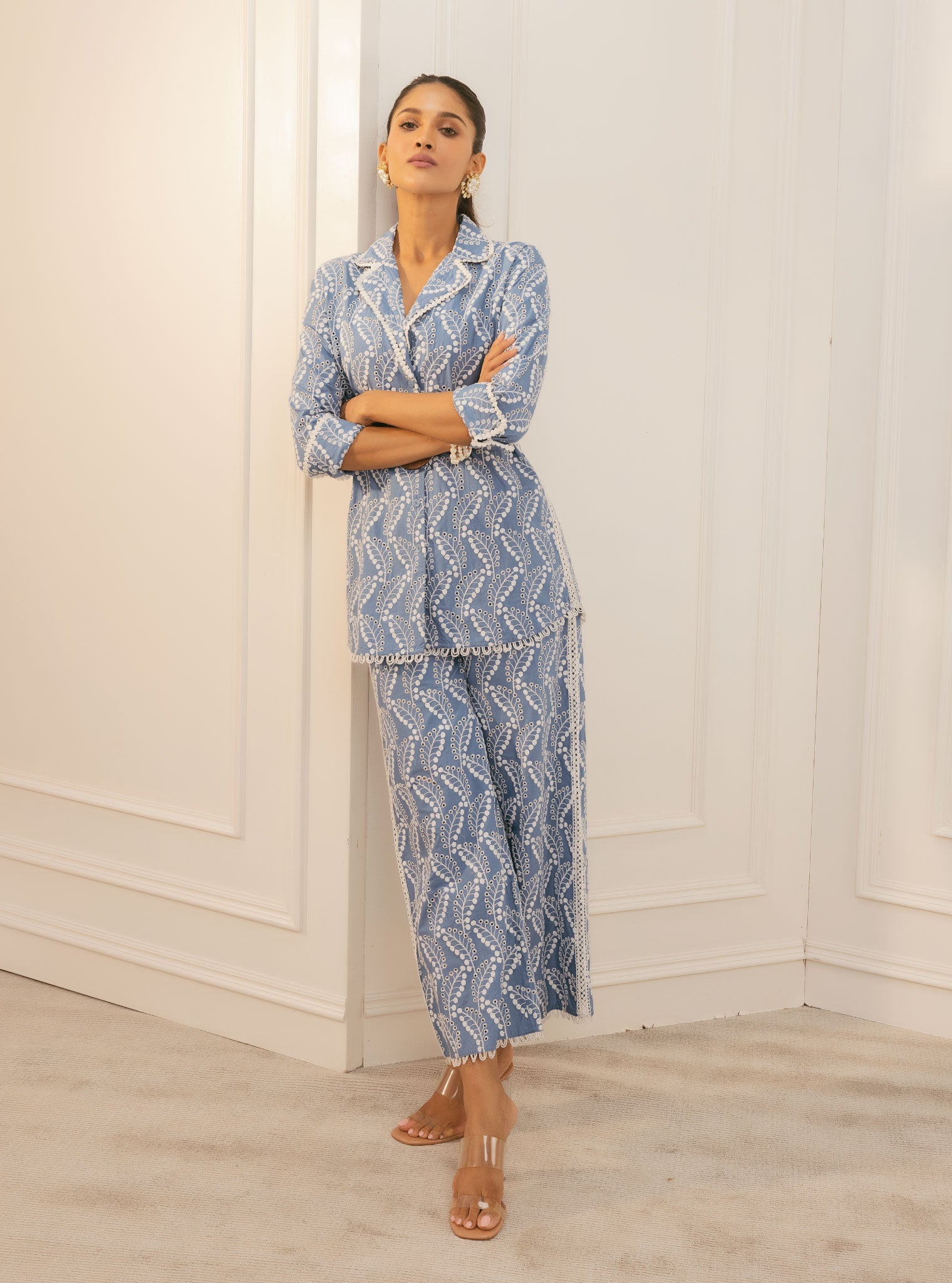 Halo Supima Cotton Denim Co-ord Set