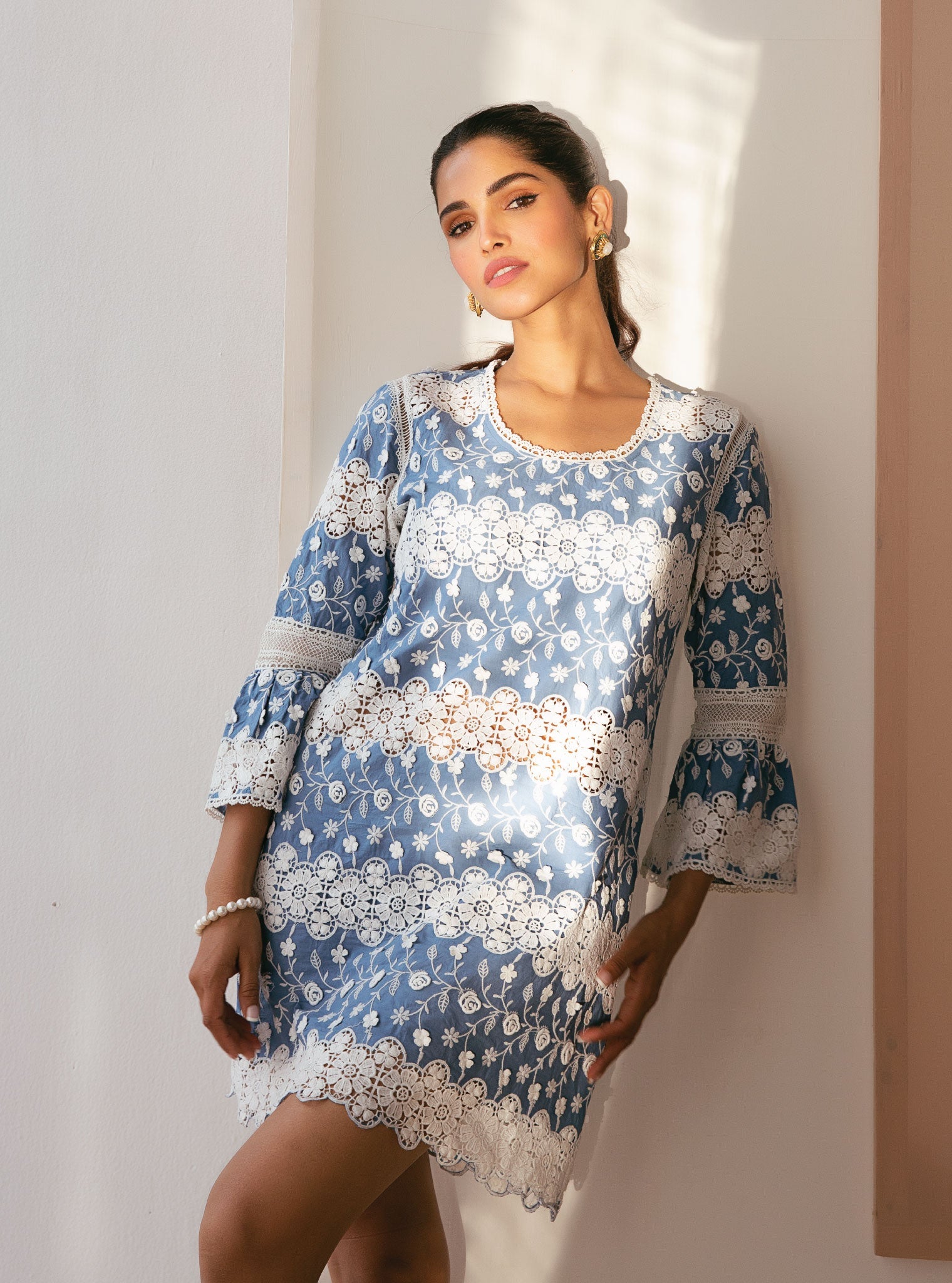 Inessa Supima Cotton Denim Dress