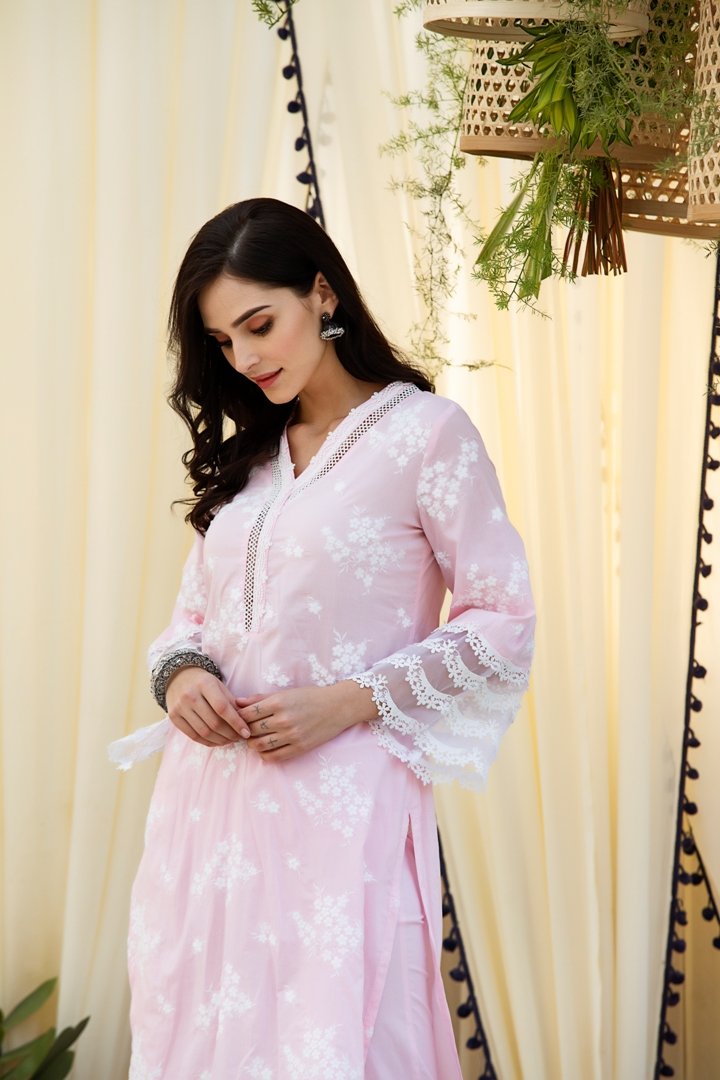 Lola Supima Cotton Kurta with Palazzo Set