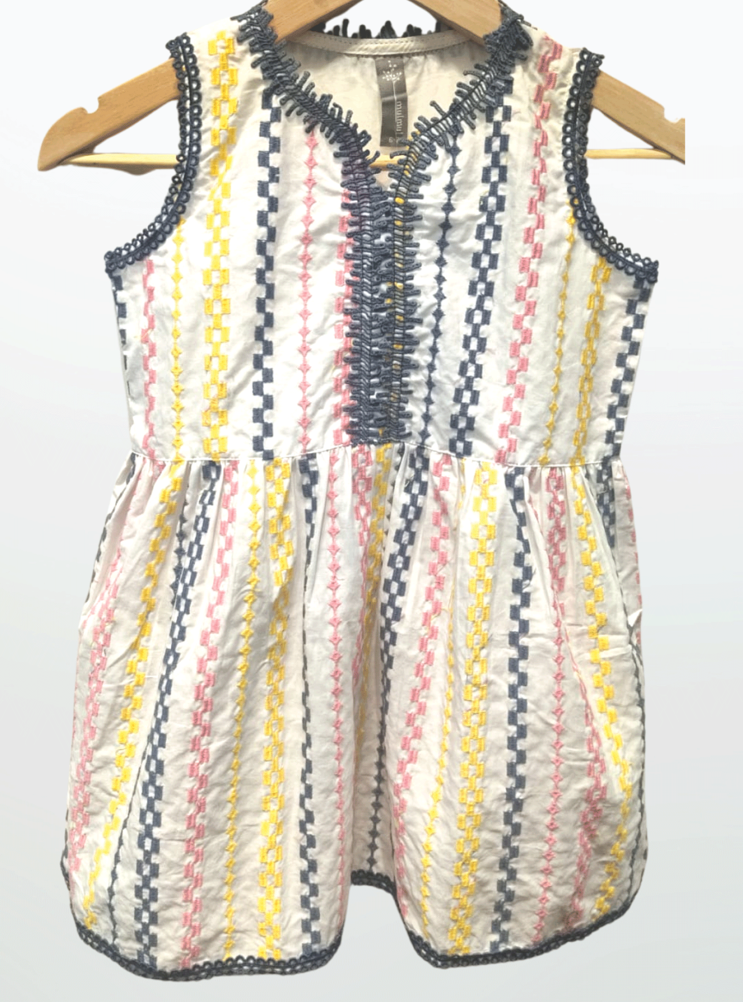 Loretta Supima Cotton White Kurta with Sharara Set