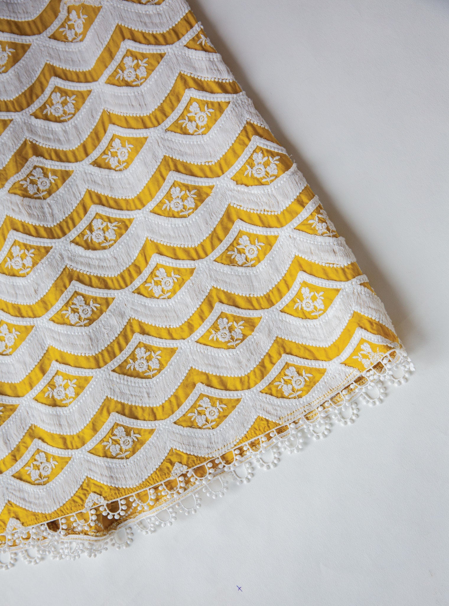 Melina Supima Cotton Mustard Dress