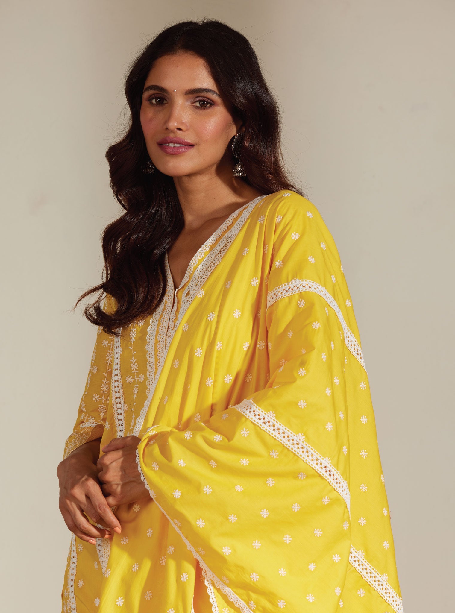 Melanie Supima Cotton Mango Kurta Set