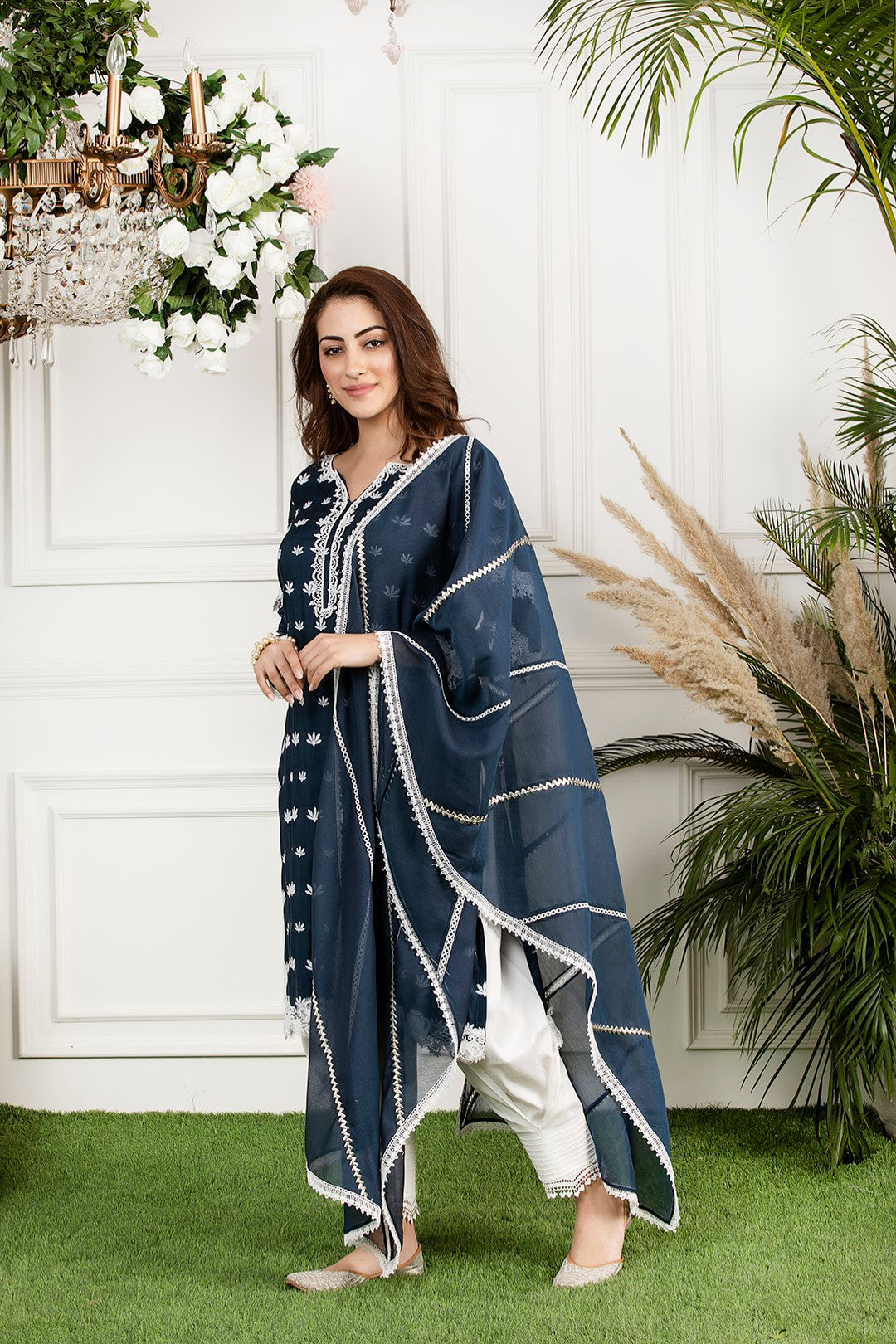 Chanderi Gota Dupatta