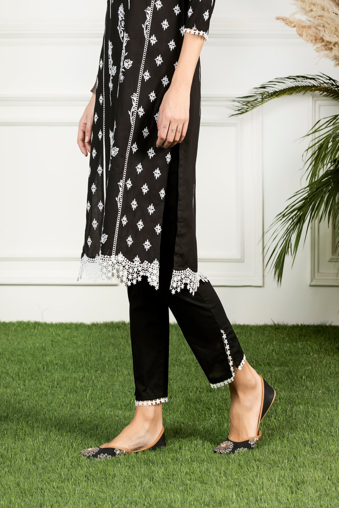 Supima Cotton Slit Pyajamas