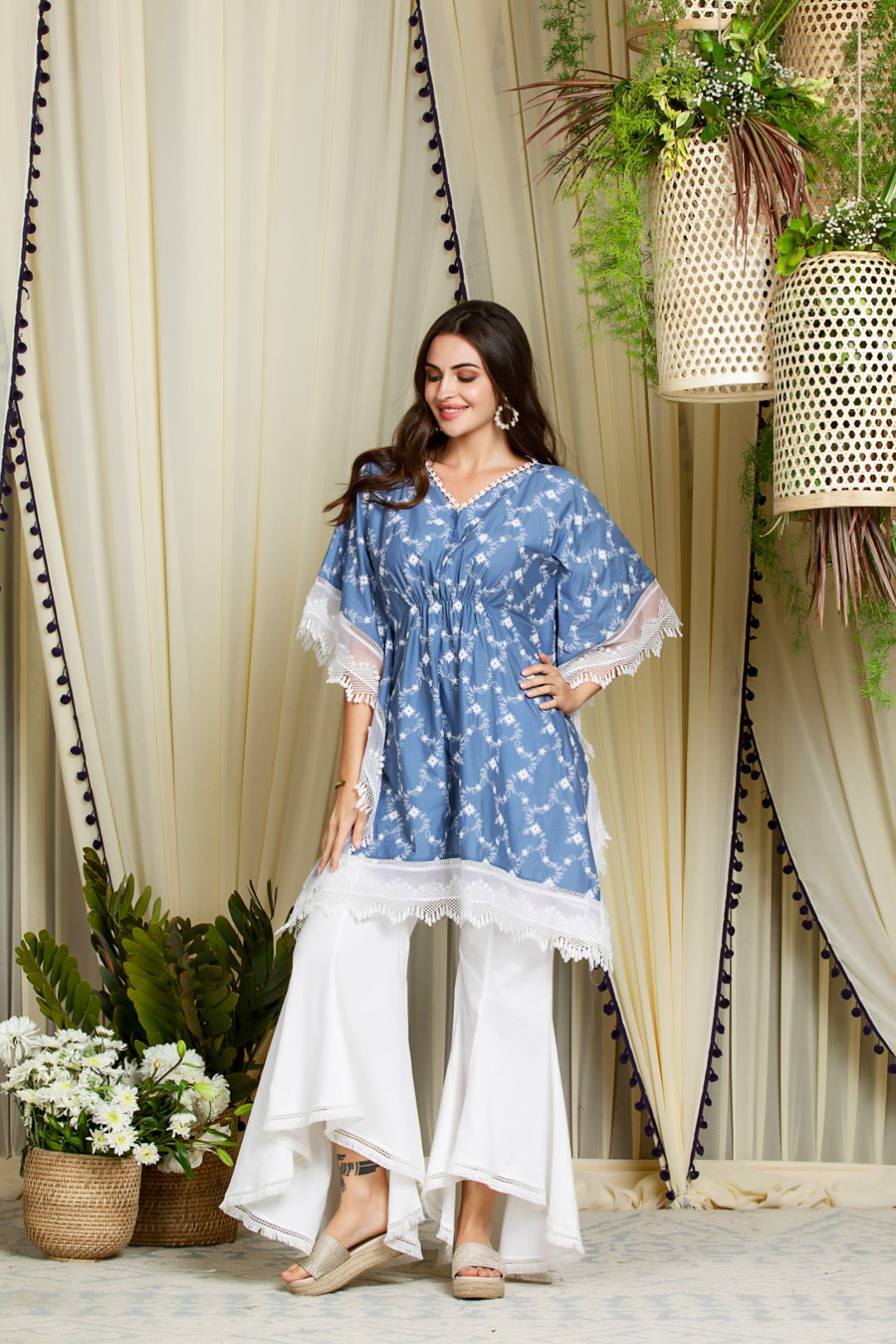 Mulmul Supima Cotton Fiore Kurta