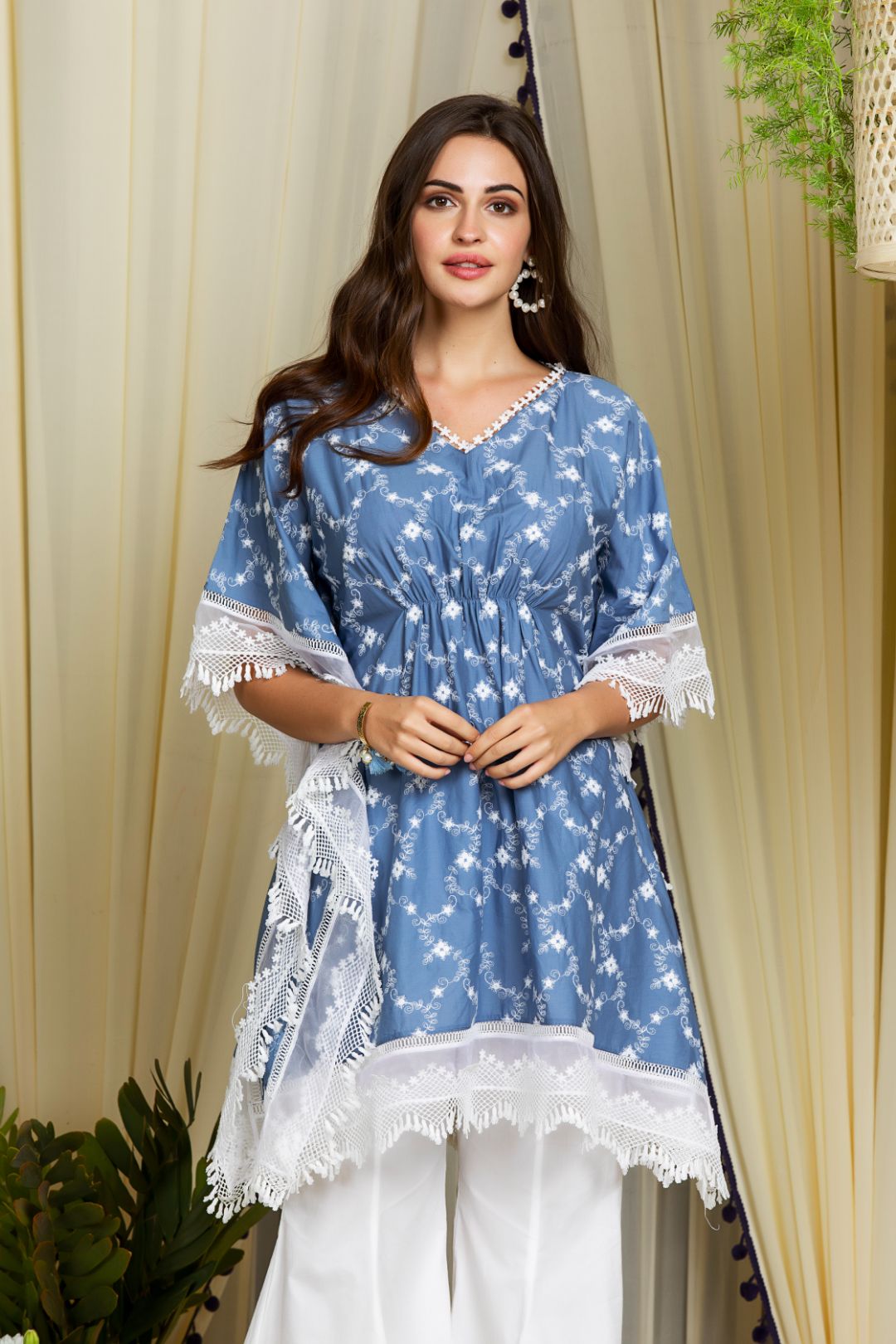 Mulmul Supima Cotton Fiore Kurta