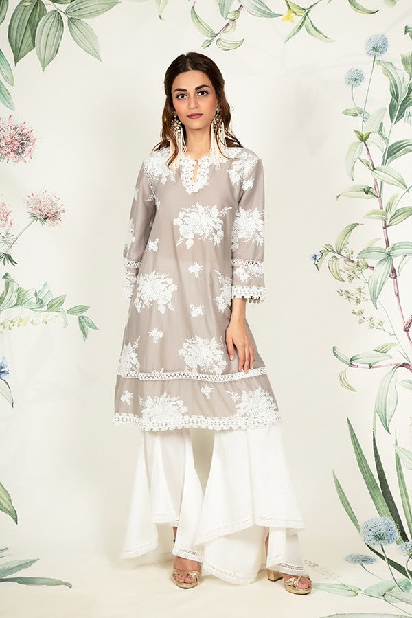 Sunflower Kurta and Bell Bottom