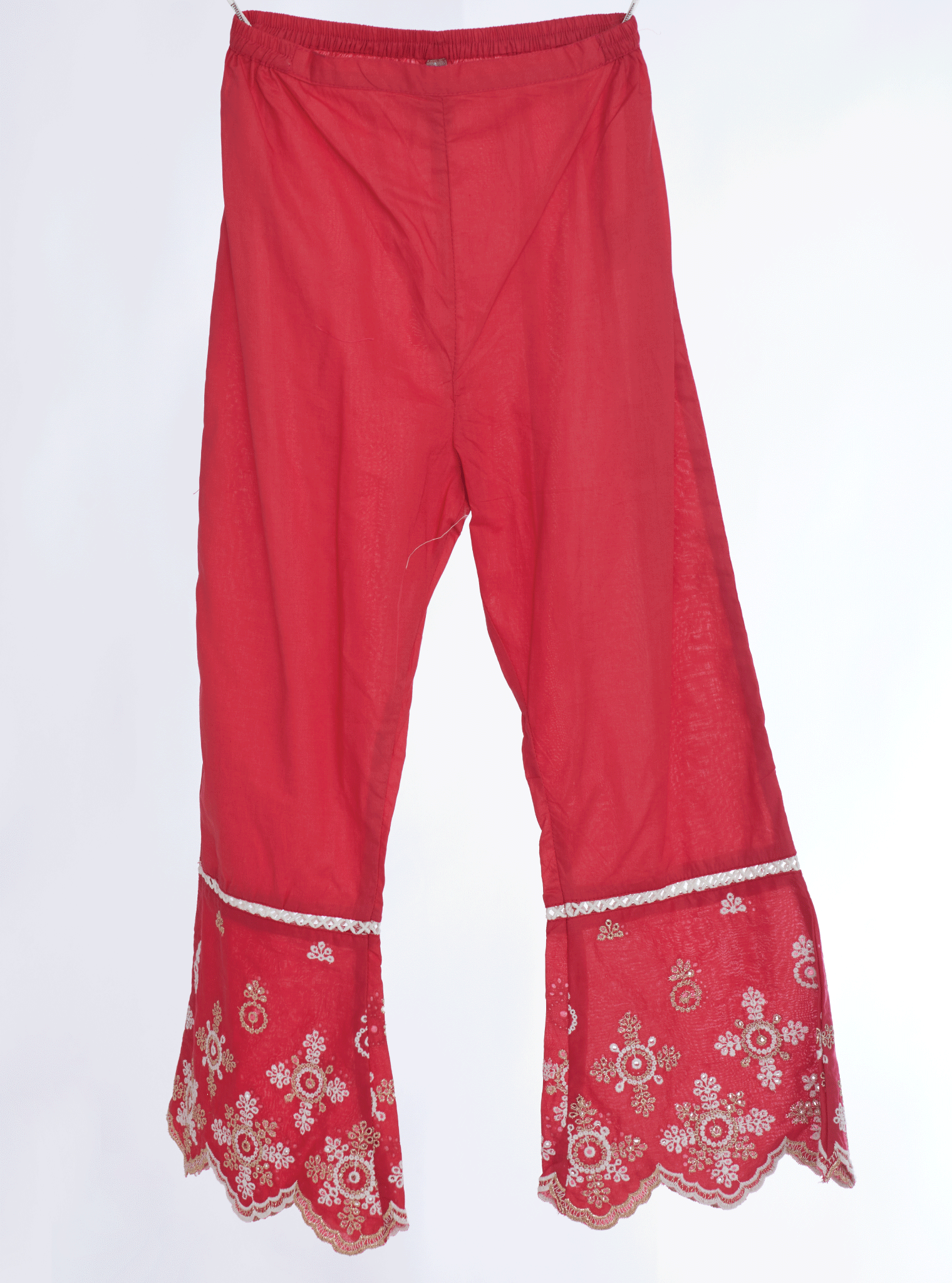 Nell Supima Cotton Red Kurta Set