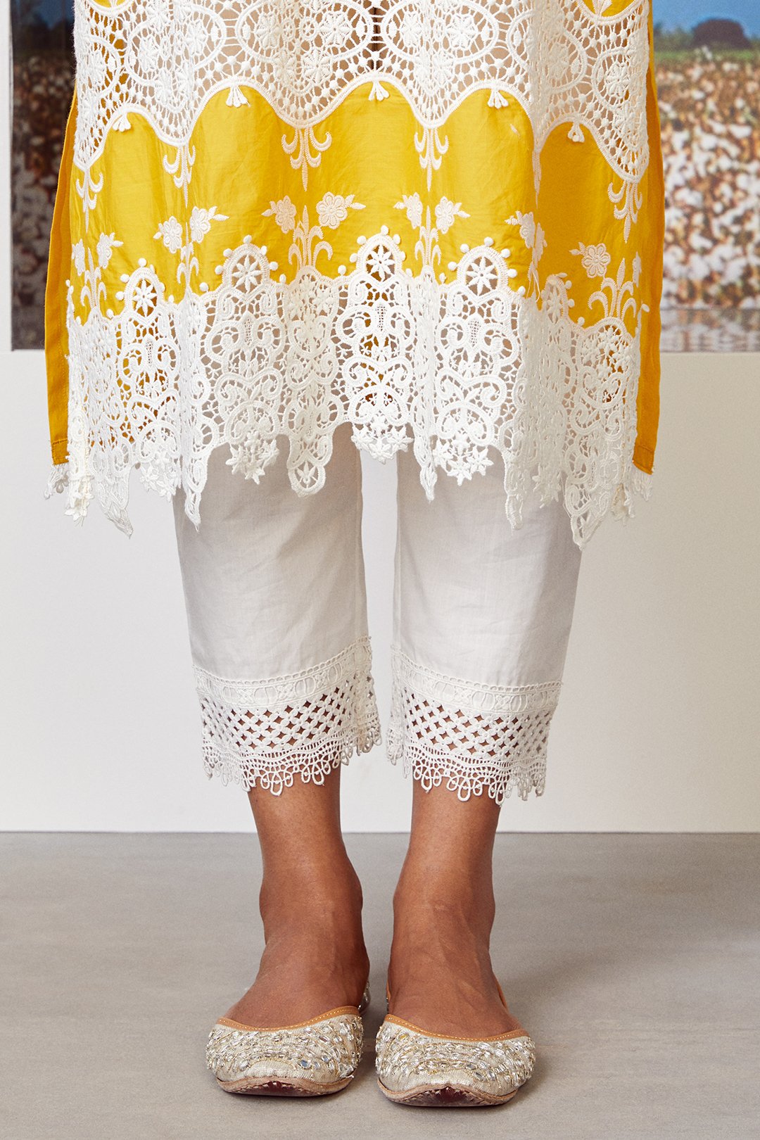 Paradise Supima Cotton Mango Kurta Set