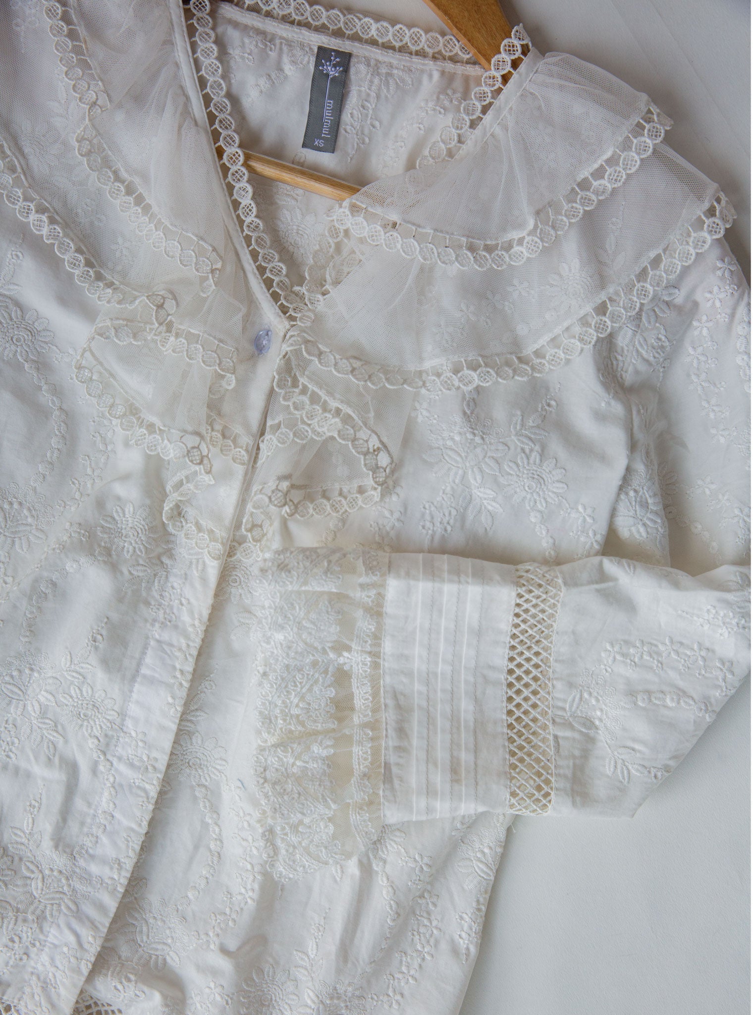 Romily Supima Cotton White Top with Culottes Set